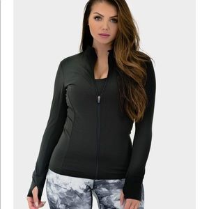 Elevate full zip black (poise) Balance Athletica